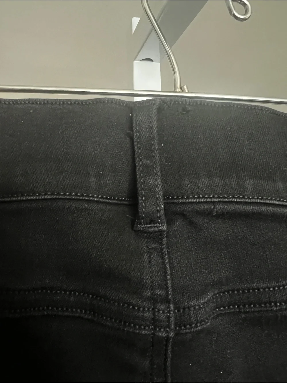 Spanx EveryWear Pull On Kick Flare Jeans Cropped Smooth Tummy High Rise Blk M - Picture 7 of 12